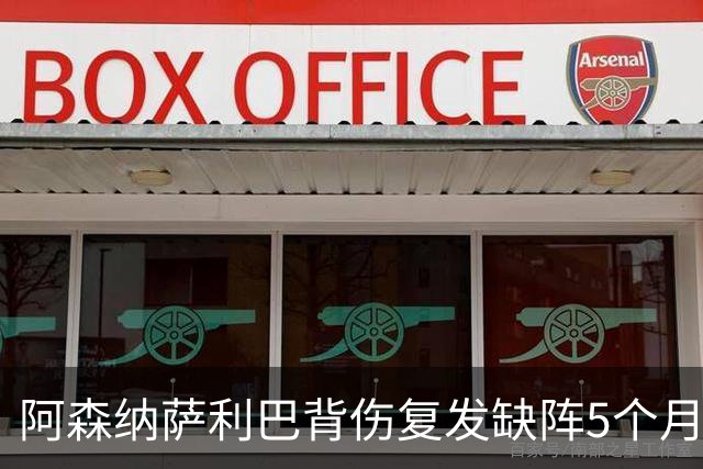 阿森纳萨利巴背伤复发缺阵5个月获赔400万